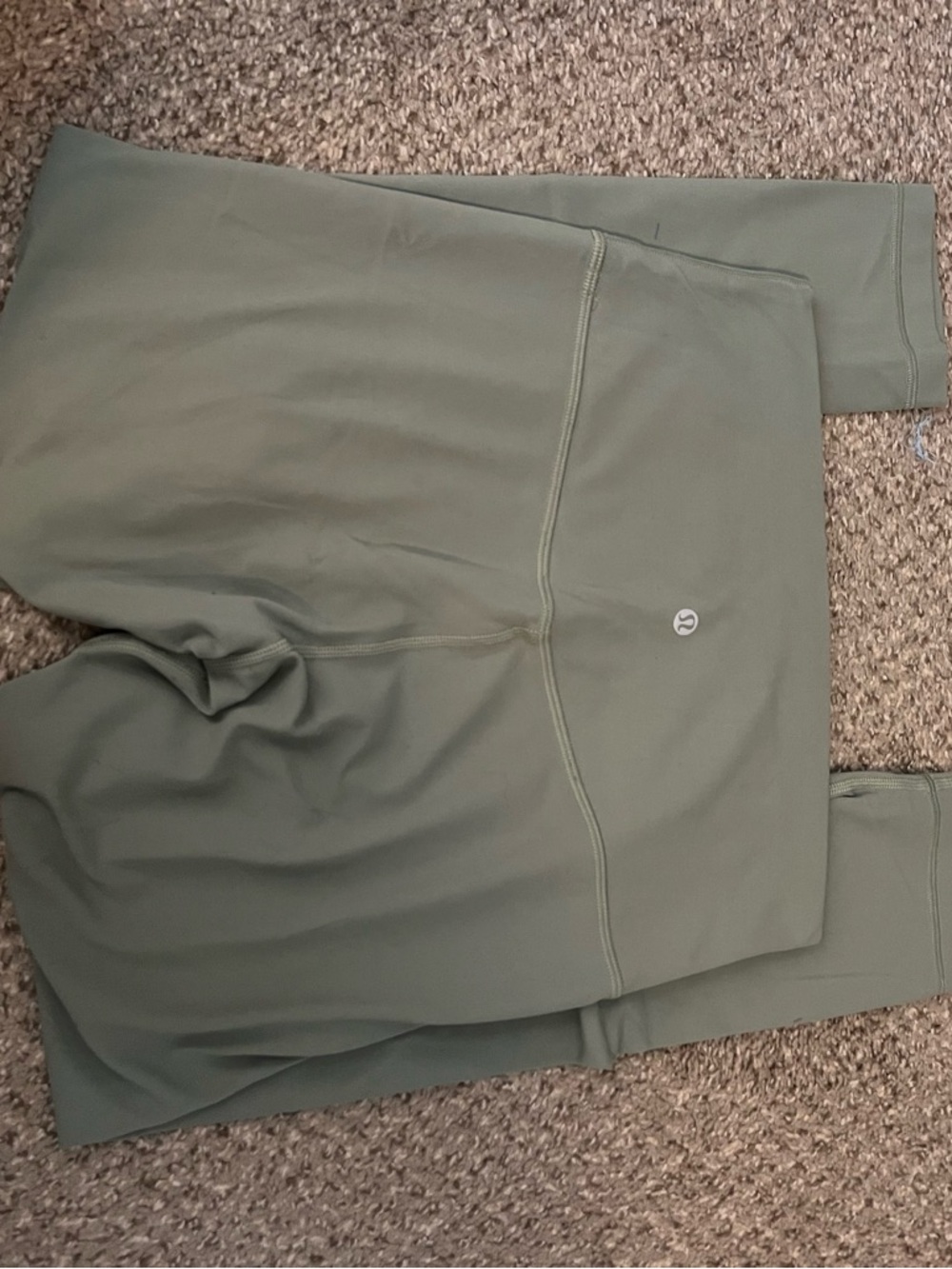 lululemon athletica Olive Green High-Waist Leggings